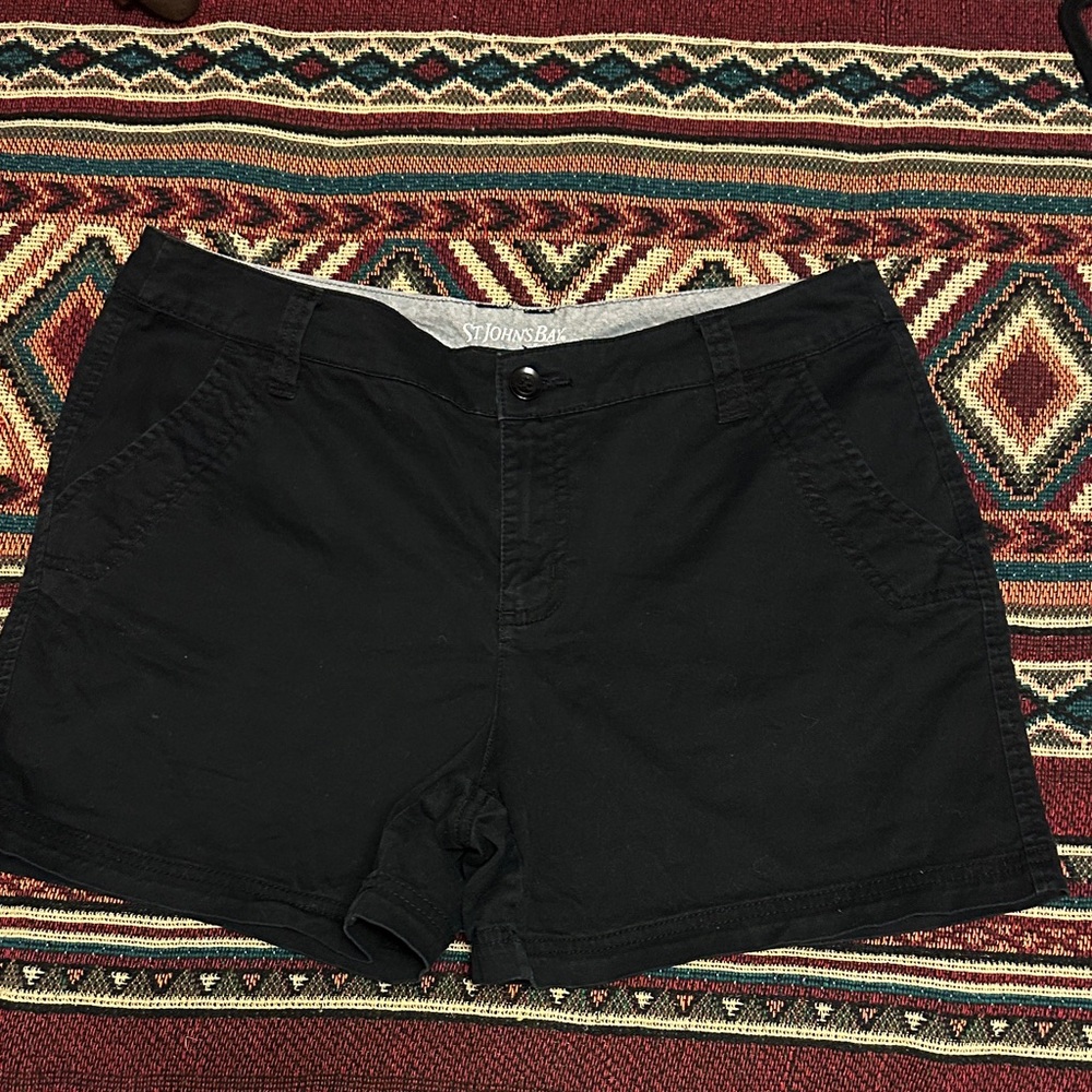 St. John's Bay Women's Black Shorts